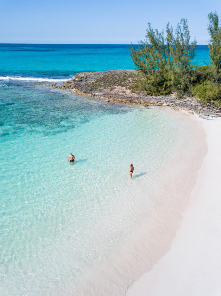 pink beach in Eleuthera, Bahamas travel guide