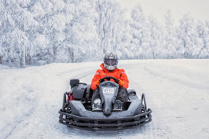 ice karting in Lapland, Finland