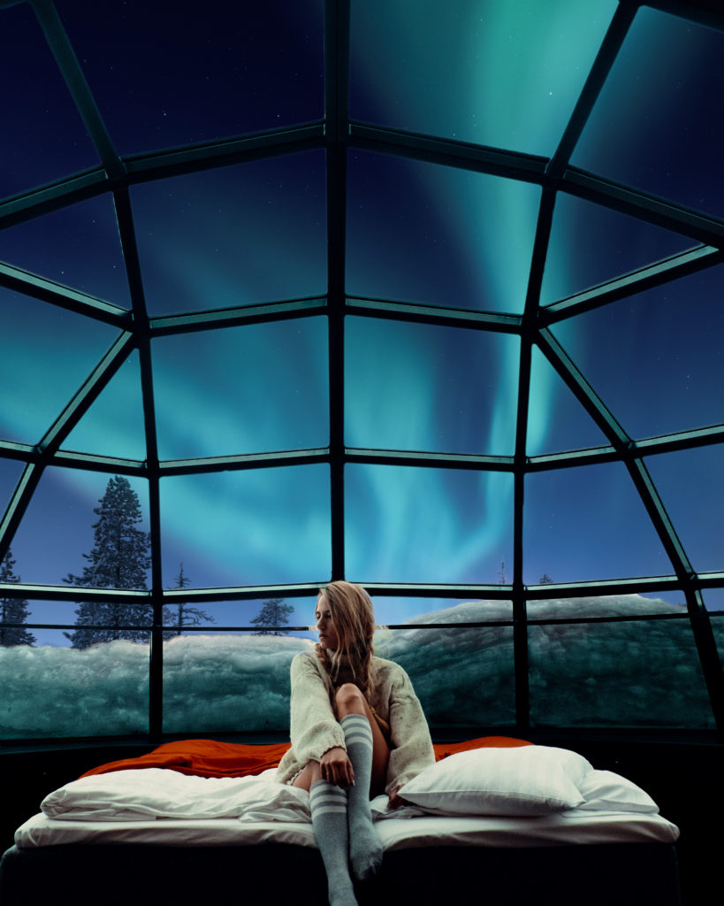 Kakslauttanen Arctic Resort in Lapland, Finland