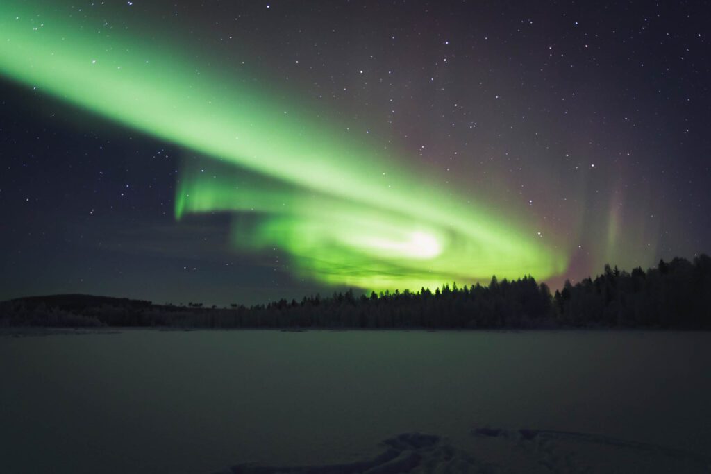 ver auroras boreales en laponia