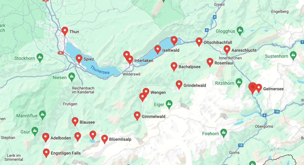 mejores zonas para dormir en interlaken